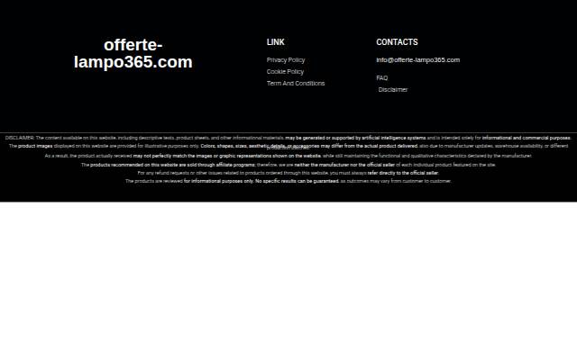 Offerte Lampo 365 storefront