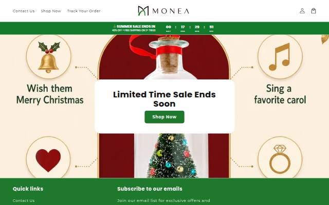 MONEA storefront
