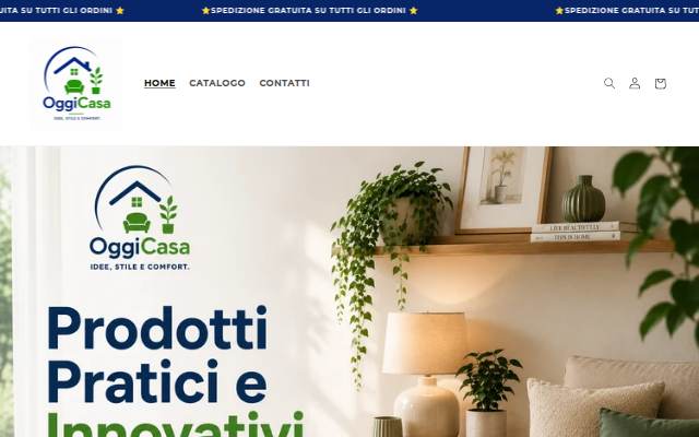 OggiCasa storefront