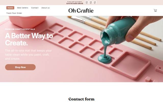 Oh Craftie storefront