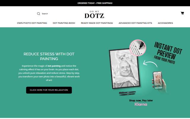 Oh My Dotz.com storefront