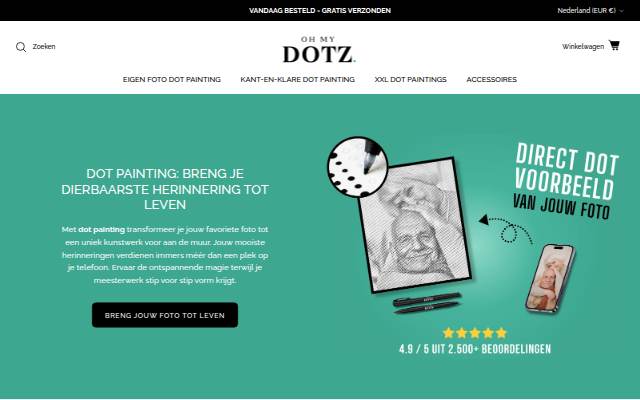 Oh My Dotz storefront