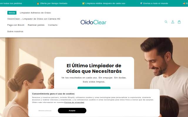 Escaparate de Oido Clear