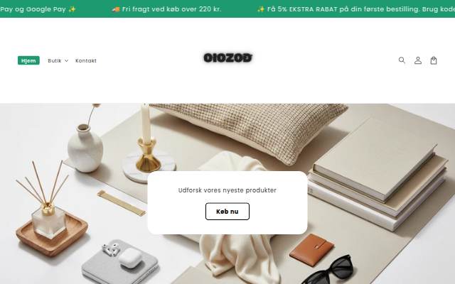 Oiozod storefront