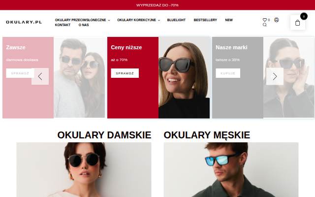 okulary.pl storefront