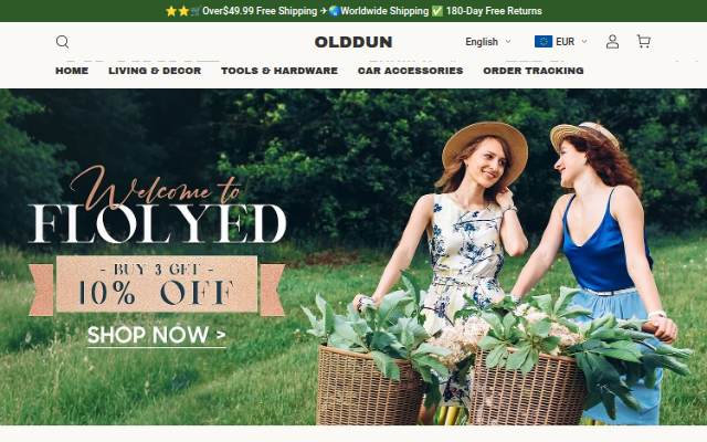 OLDDUN storefront