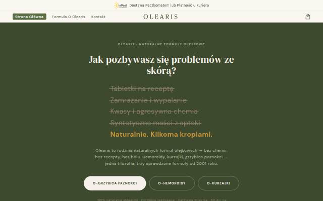 Olearis storefront