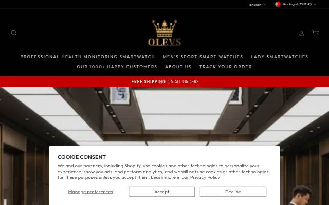 Olevs-us.com storefront