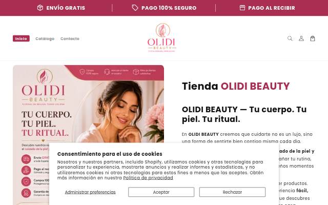 Tienda Olidi Vision Up storefront