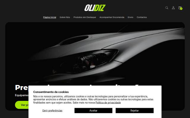 OLIDIZ storefront