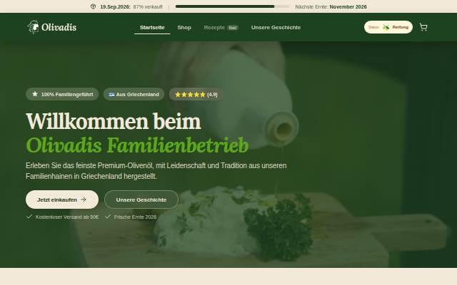 Olivadis storefront