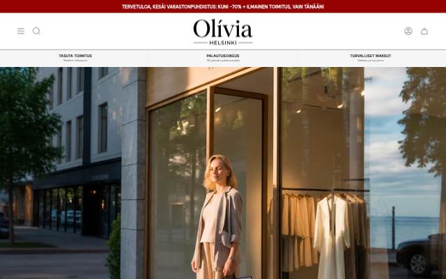 Olivia Helsinki storefront