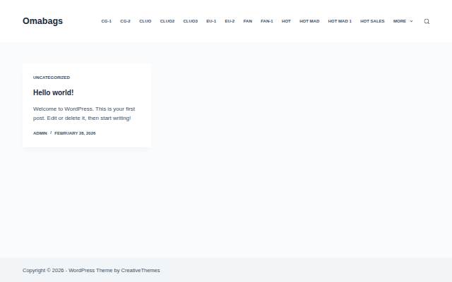 Omabags storefront
