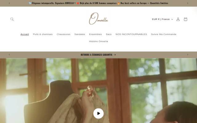 OMVELLA storefront