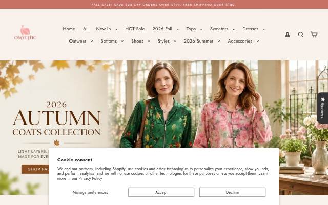 Omychic storefront