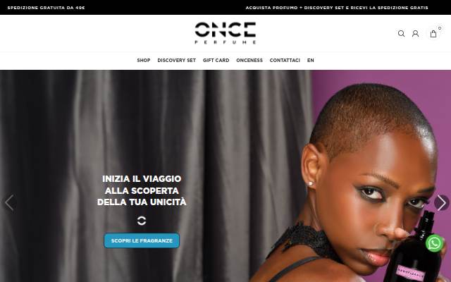 ONCE – Italian Perfumes storefront