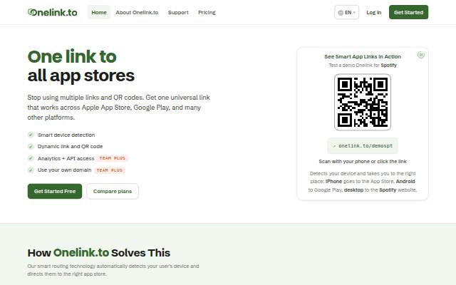 Onelink.to storefront