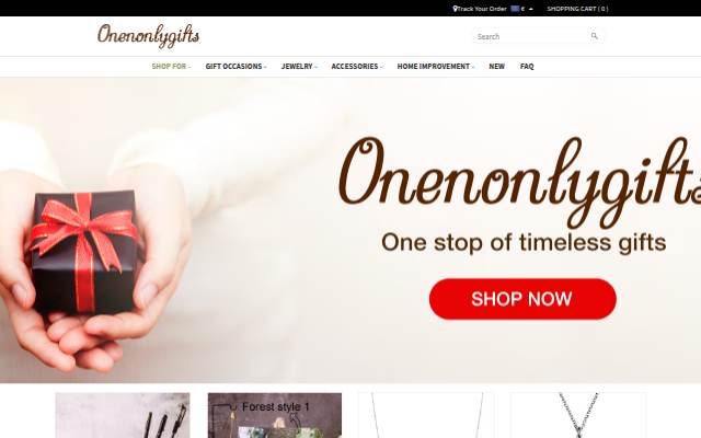 OnenOnlyGifts Custom RPG Gift storefront