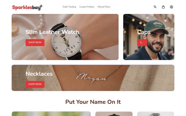 Sparklesbay storefront