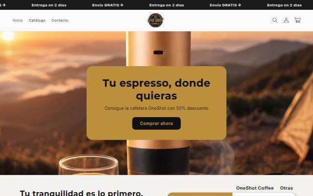 OneShot Coffee storefront