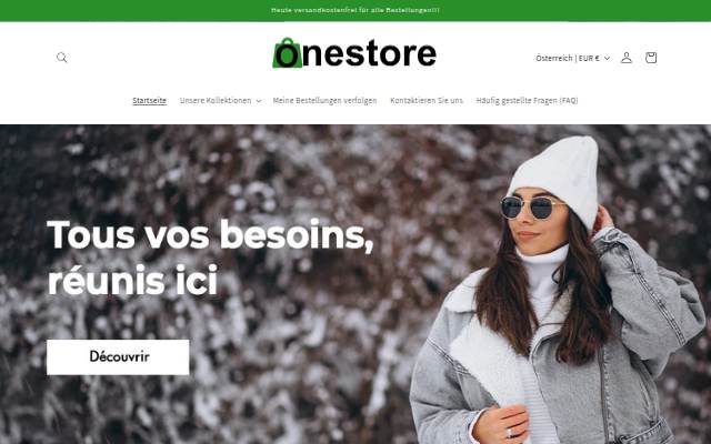 Onestore storefront