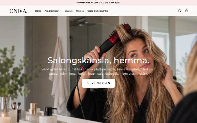 Oniva Butik storefront