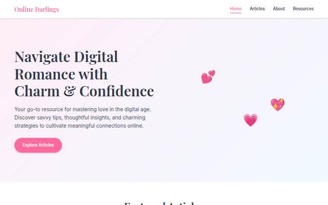 Online Darlings storefront