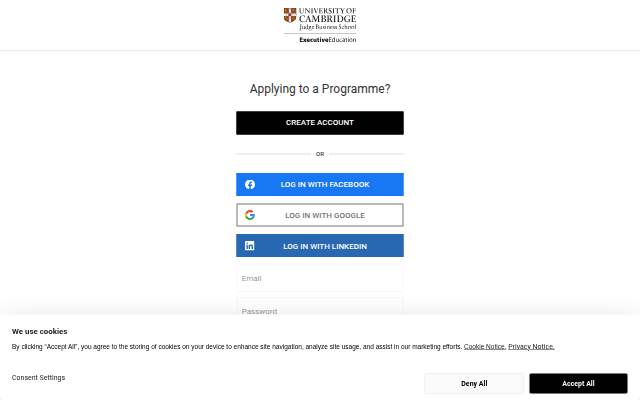 Startseite von Cambridge Judge Business School Executive Education