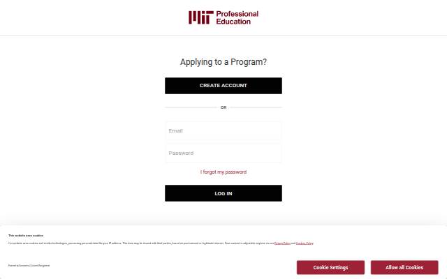 MIT Professional Education storefront