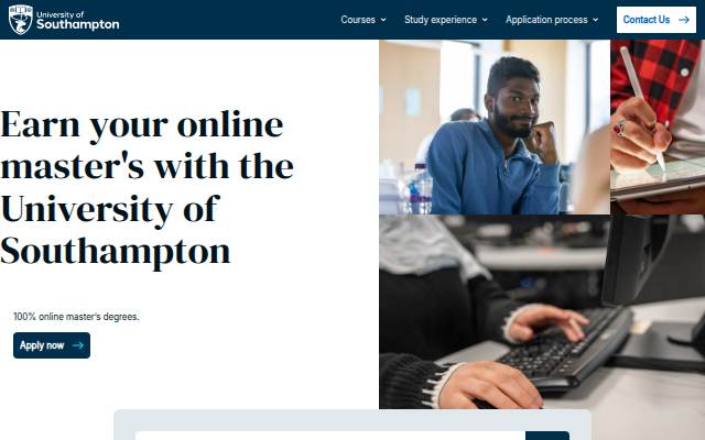 University of Southampton Online Master's storefront