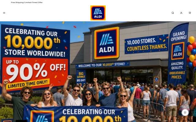 Aldi Online Store storefront