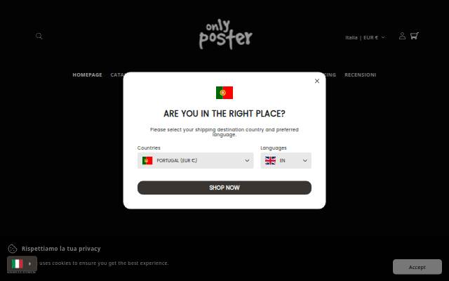 OnlyPoster storefront