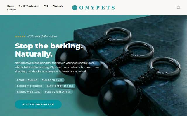 ONYPETS storefront