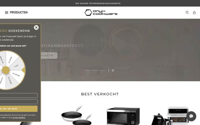 ONYXCOOKWARE NL storefront