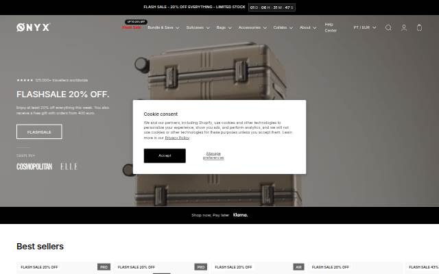 Onyx storefront