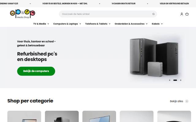 Escaparate de Op is Op Mediashop