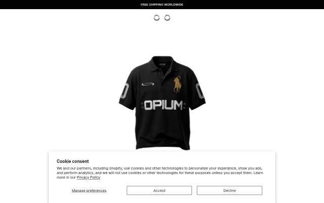 OPIUM 00 POLO storefront