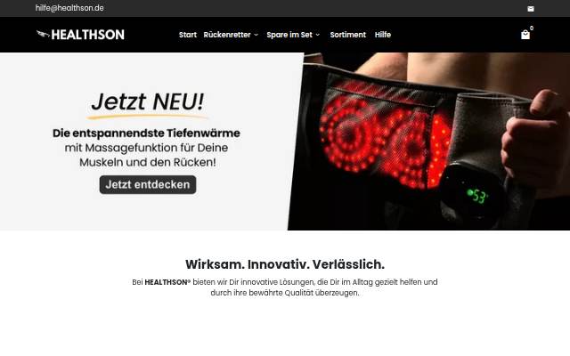 HEALTHSON storefront