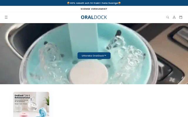 OralDock storefront