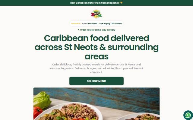 Jez Guyanese Food storefront