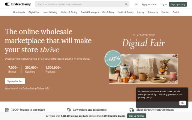 Orderchamp storefront