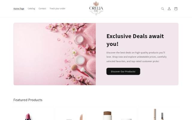Orelia Pure storefront