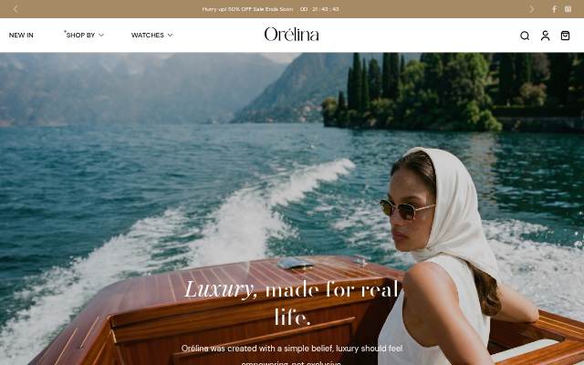 Orélina storefront