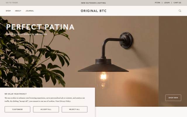 ORIGINAL BTC storefront