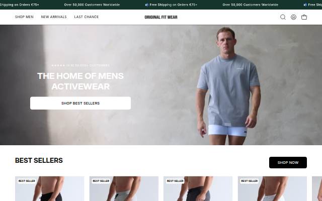 Original Fit Wear storefront