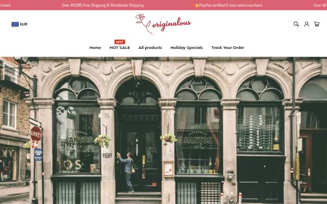 Originalous storefront