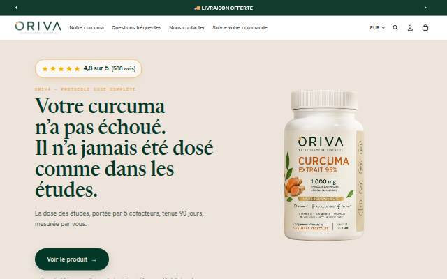 ORIVA storefront