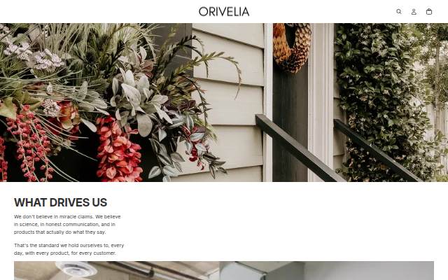 Orivelia storefront