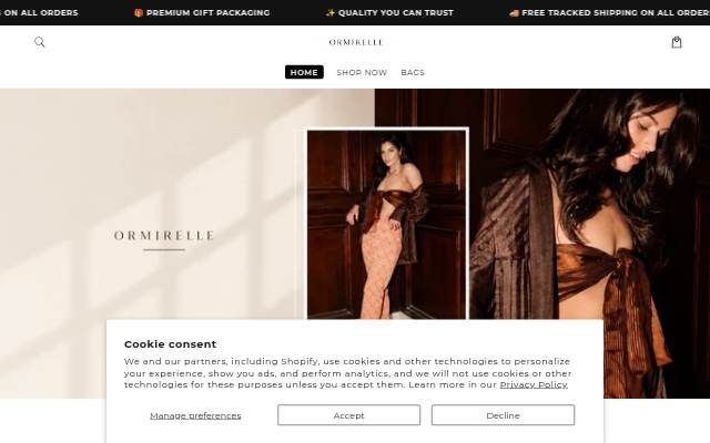 Ormirelle storefront