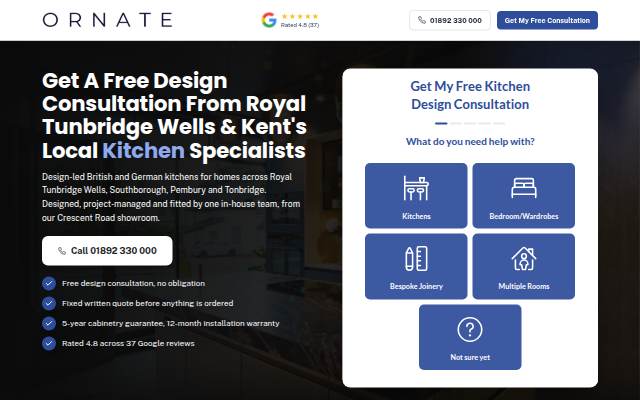 Get A Free Design Consultation From Royal Tunbridge Wells &amp; Kent's Local Kitchen Specialists storefront